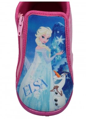Frozen Kız Çocuk Elsa Panduf Ev Kreş Ayakkabısı 90133 Parfümlü