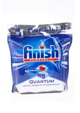 Finish Quantum 40 Tablet Bulaşık Makinesi Deterjanı Finish Powerball