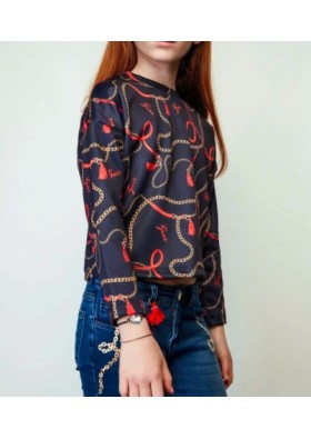 B&G Store Kız Çocuk Desenli Bluz 19FW1TJ4606