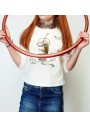 B&G Store Kız Çocuk Ekru T-shirt 19FW2TJ452