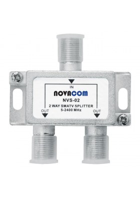 Novacom NVS-02 1 Giriş 2 Çıkış 5-2400 MHz SMATV Splitter