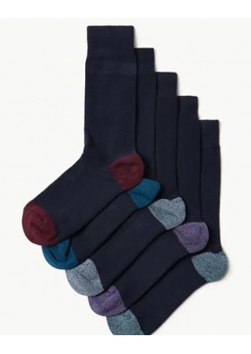 Marks&Spencer 5'li Cool & Freshfeet ™ Yastıklamalı Çorap T101314C