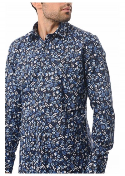Hetemoğllu Hatem Sayki Baskılı Slim Fit Gömlek 18D190000463