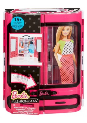 Barbie Fashionistas Ultimate Portable Closet 15+