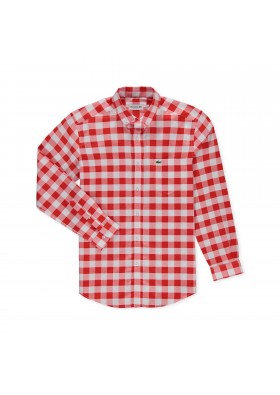 Lacoste Erkek Kırmızı Regular Fit Gömlek CH0852.52P