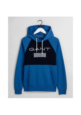 Gant Erkek Kapüşonlu Sweatshirt 2047012 Lacivert Mavi