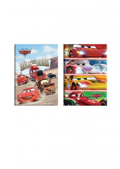 Keskin Color 451001-33 Cars A5 40 Yaprak Dikişli Plastik Kapak Kareli Defter