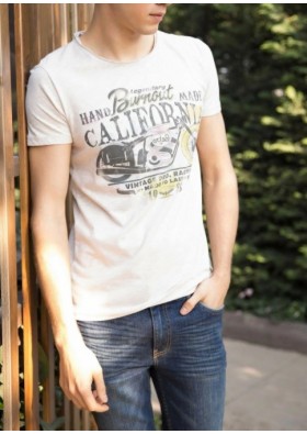 DeFacto Erkek California Baskılı T-shirt G4871