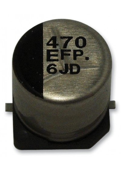 ALÜMİNYUM ELEKTROLİTİK KONDANSATÖR EMVE160ADA471MHA0G  470UF 16V% 20 5 Adet