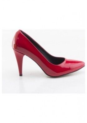 Yeşil Kundura Kadın Kırmızı Günlük Klasik Ayakkabı 331Z101143