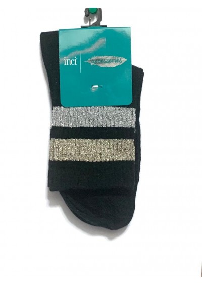 İnci Kadın Çorap  Siyah 5273