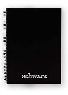Keskin Color Schwarz Siyah Zemin 60 Yaprak Spiralli Defter 350500-99