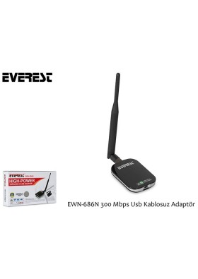Everest EWN-686N 300Mbps Wireless-N Usb Adaptör