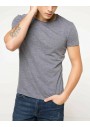 Defacto Erkek Çivit Mavisi Basic Kirli Yaka T-shirt E9177AZ