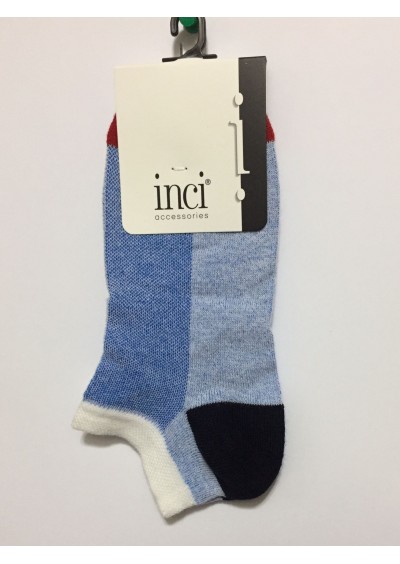İnci Kadın Mavi Kısa Çorap 6440