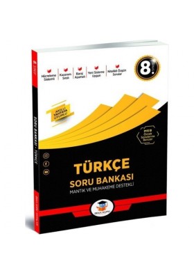 8.Sınıf Türkçe Soru Bankası Zeka Küpü Yayınları