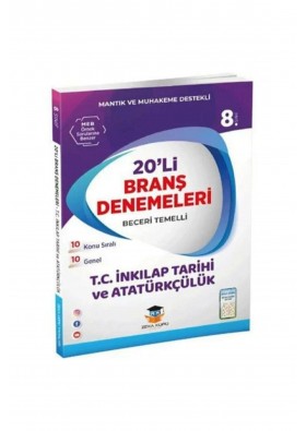 Zeka Küpü Yayınları 8.Sınıf Lgs İnkılap Tarihi 20 Deneme