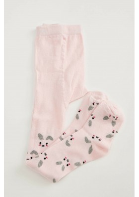 Defacto Kız Çocuk Tavşan Desenli Külotlu Çorap T9610A620AU