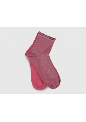 Socksmax Pembe Simli Kadın 2Li Çorap 80205054103