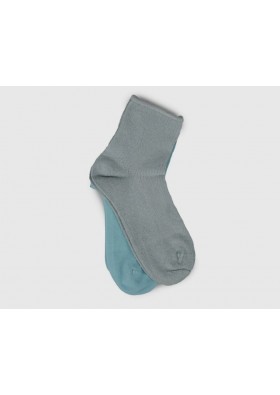 Socksmax Mavi Simli Kadın 2Li Çorap 80205054102