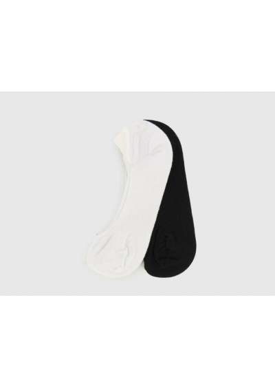 Socksmax Siyah Kadın 2Li Çorap 80202235001