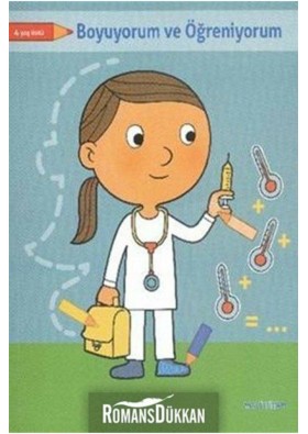 Parıltı Yayıncılık Boyuyorum Öğreniyorum - Mavi Kitap