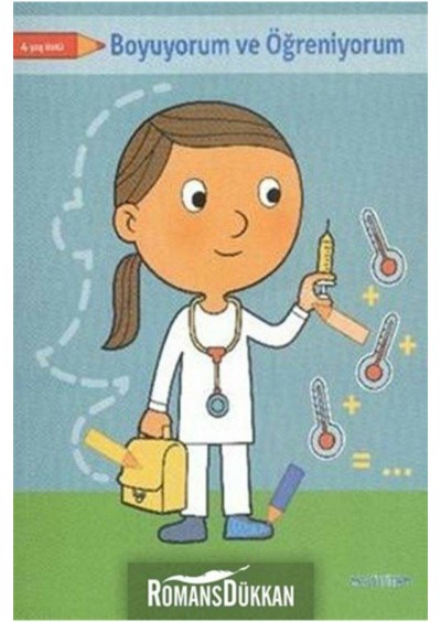 Parıltı Yayıncılık Boyuyorum Öğreniyorum - Mavi Kitap