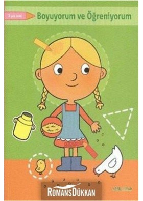 Parıltı Yayıncılık Boyuyorum Öğreniyorum - Yeşil Kitap