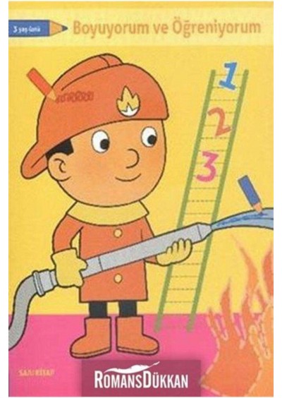 Parıltı Yayıncılık Boyuyorum Öğreniyorum Sarı Kitap