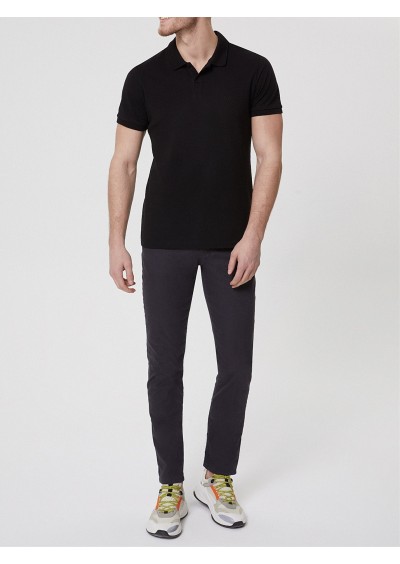 Lee Cooper Erkek Tobin Polo Yaka Siyah Tişört 199 LCM 242020