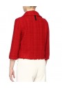 NetWork Slim Fit Kırmızı Tweed Kadın Ceket 1074569