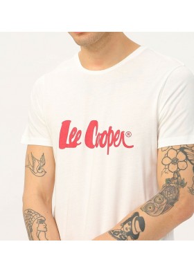 Lee Cooper Erkek Beyaz Tişört 201 LCM 242011