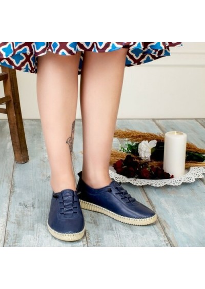 Radar Deri Kadın Ayakkabı 7360 Lacivert