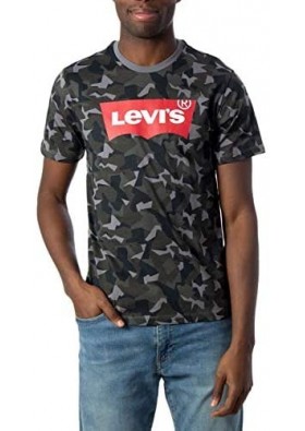 Levi's Logo Graphic Tee Erkek Shirt - Gri