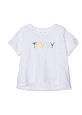 Tommy Hilfiger Renkli Tommy Logo Çocuk Tişört XG0XG00433P01