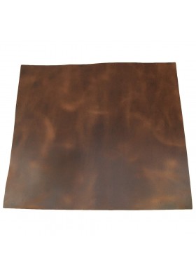 Leather Square 16x18 Bourbon Brown Kahverengi Deri