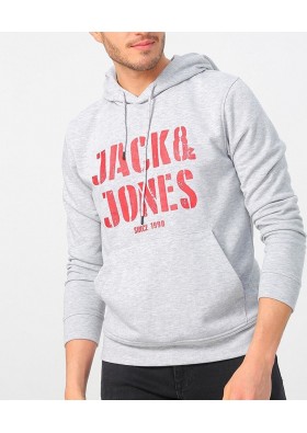 Jack & Jones  Erkek Kapüşonlu Sweatshirt 12165696