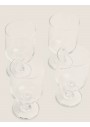Stackable Wine Glass 12 li Şarap ve Dondurma Bardağı