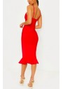 Prettylittlething Kadın Elbise Kırmızı CLY6414/37