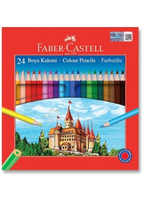 Faber Castell 24 Renk Karton Kutu Boya Kalemi 5171
