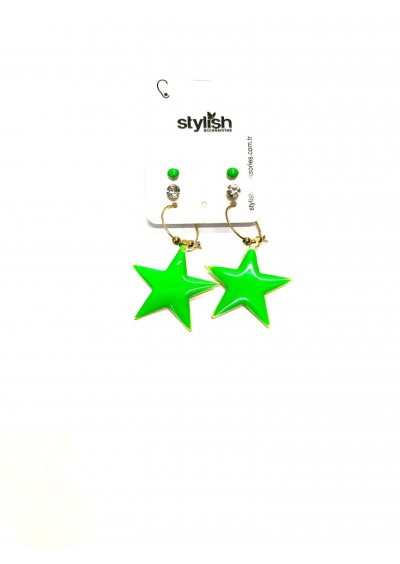 Stylish Accesories Kadın Taşlı Küpe Seti 66960