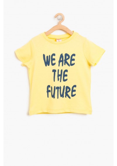 Koton Sarı Erkek Bebek Kısa Kollu T-Shirt - 8YMB18726OK151