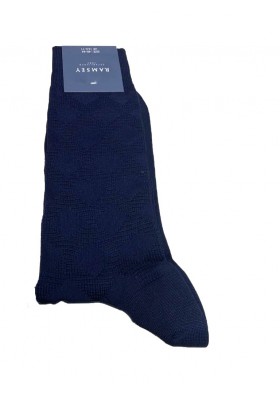 Ramsey Lacivert Desenli Erkek Çorap CRP-137