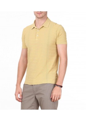 Ramsey Erkek Sarı Örme T - Shirt TSH-544
