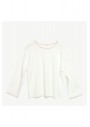 Yargıcı Kadın Beyaz Püskül Detaylı Sweatshirt 1YKTS9004X