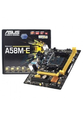 ASUS A58M-E A58 DDR 3 mATX GLAN SATA3 COM DSUB DVI Anakart