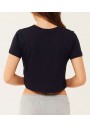 US Polo Assn Kadın Lacivert Kısa T-shirt 16609