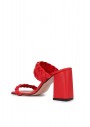 Sole Sisters SS0Y0289 Topuklu Kadın Terlik Kırmızı - Eısa