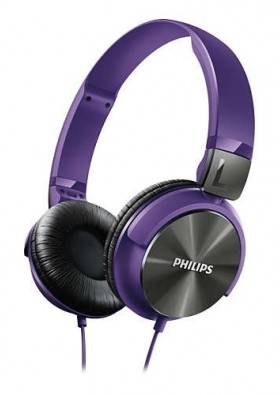Philips  Kulaküstü Mor Kulaklık SHL3160