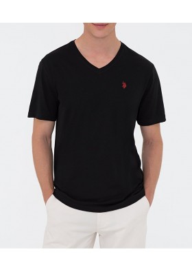 US Polo Assn Siyah Erkek T-Shirt G081GL011.000.1191440